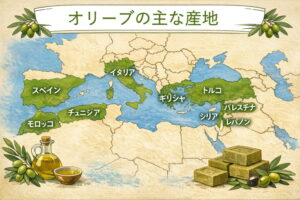>オリーブの主な産地一覧と特徴｜国と地域ごとの違いを解説