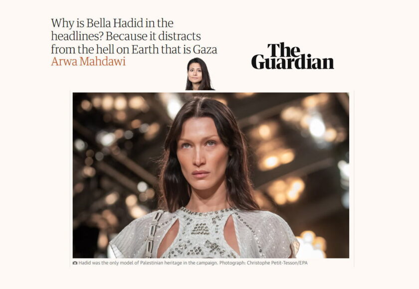 ベラ・ハディッドが語るパレスチナ｜ルーツとともに発信し続ける理由