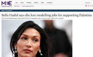 ベラ・ハディッドが語るパレスチナ｜発言による仕事への影響とルーツの物語