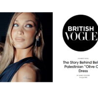 ベラ・ハディッドが語るパレスチナ|オリーブオイルドレスに込められた想い