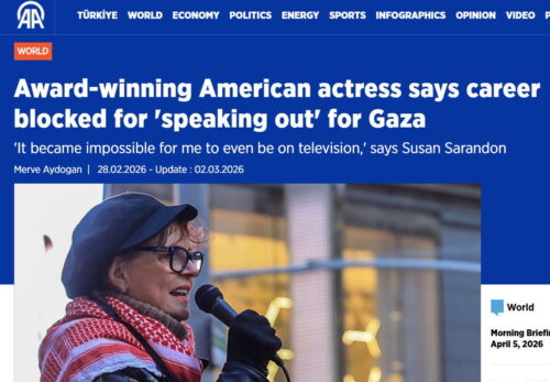 スーザン・サランドンが語るガザ｜発言によるキャリアへの影響